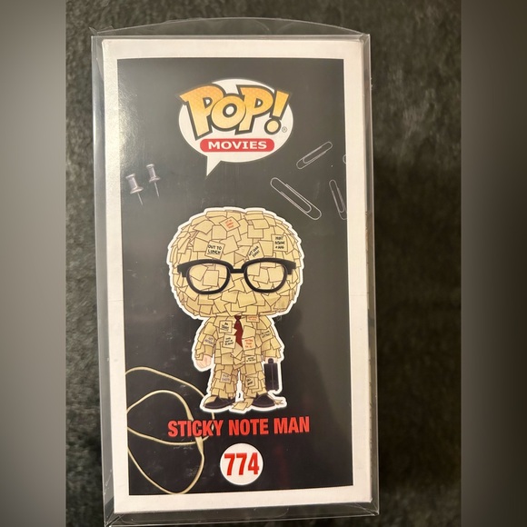 ✅Funko Pop OfficeSpace Sticky Note Man Shared Thinkgeek Sticker Exclusive Vinyl - Picture 5 of 8